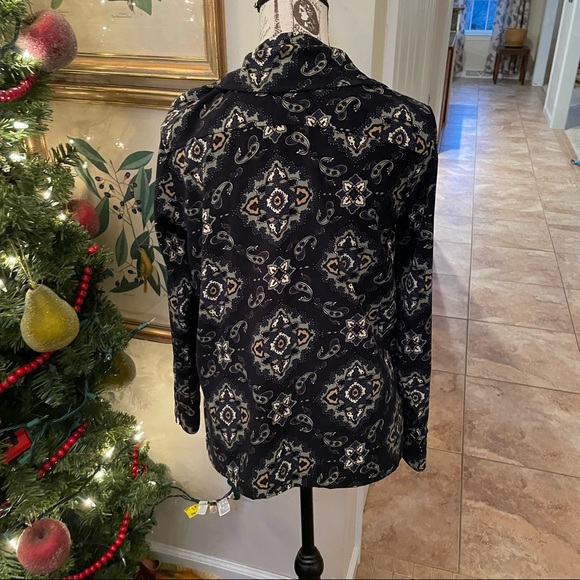 La Cabana Paisley Printed Blouse - Size Small - Picture 5 of 5